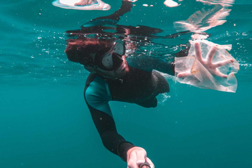 Plastic Bag Ocean Pollution
