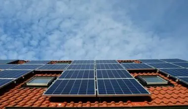 Roof with solar panels