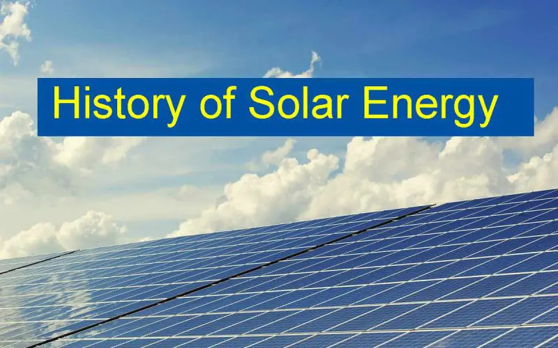 The History of Solar Energy