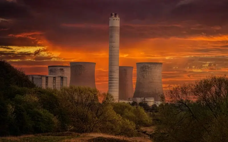 Pollution of Plants near a nuclear silo
