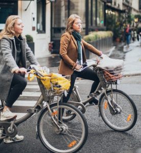 Cycling to fight global Warming