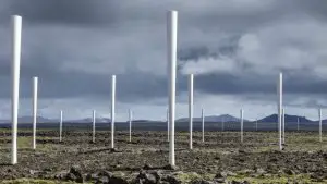 Bladeless wind turbines