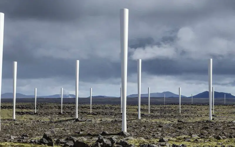 Bladeless wind turbines