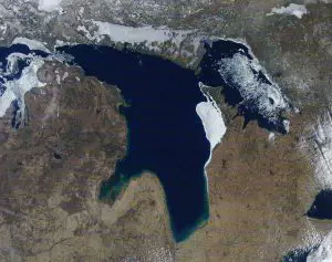 Great Lakes - Satellite View