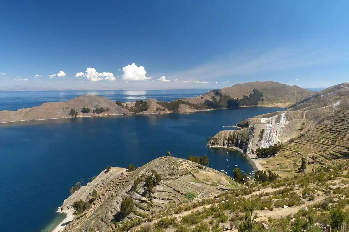 Lake Titicana from Shores in Peru