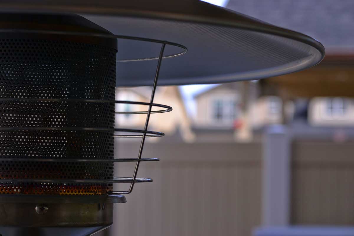Propane heater at home