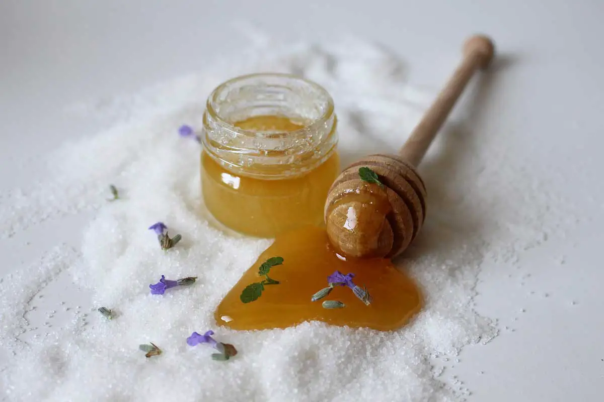 honey DIY body scrubs