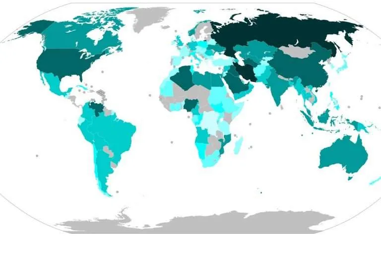 Natural-Gas-Reserves-World-Map  Environment Buddy